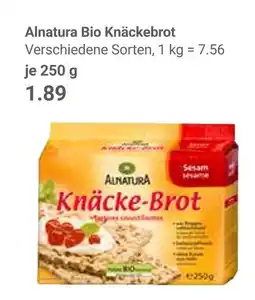 Globus Alnatura bio knäckebrot Angebot