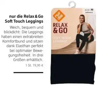 dm drogerie nur die Relax & Go Soft Touch Leggings Angebot