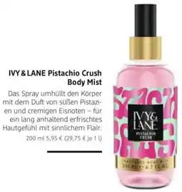 dm drogerie IVY & LANE Pistachio Crush Body Mist Angebot