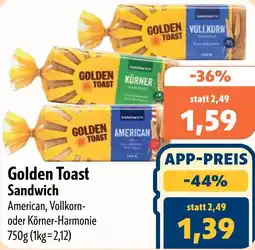 Aktiv Irma Golden Toast Sandwich Angebot