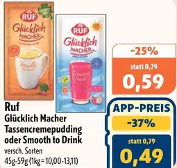 Aktiv Irma Ruf Glücklich Macher Tassencremepudding oder Smooth to Drink Angebot