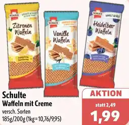 Aktiv Irma Schulte Waffeln mit Creme Angebot