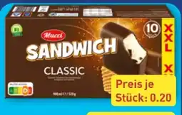 Aldi Nord Mucci Sandwich-Eis Classic XXL Angebot