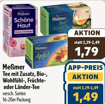 Aktiv Irma Meẞmer Tee mit Zusatz, Bio-, Wohlfühl-, Früchte- oder Länder-Tee Angebot