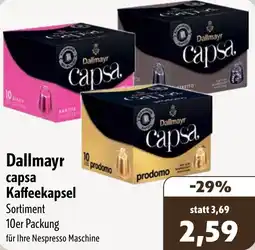 Aktiv Irma Dallmayr capsa Kaffeekapsel Angebot