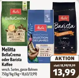 Aktiv Irma Melitta BellaCrema oder Barista Kaffee Angebot