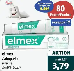 Aktiv Irma elmex Zahnpasta Angebot