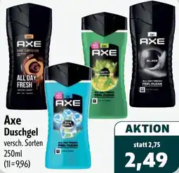 Aktiv Irma Axe Duschgel Angebot