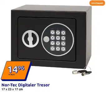 Action Nor-Tec Digitaler Tresor Angebot