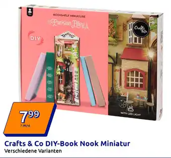 Action Crafts & Co DIY-Book Nook Miniatur Angebot