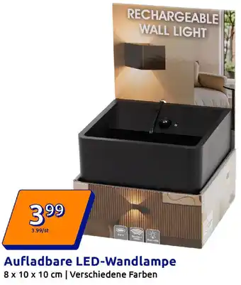 Action Aufladbare LED-Wandlampe Angebot