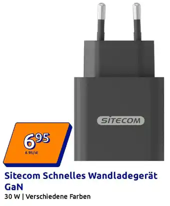 Action Sitecom Schnelles Wandladegerät GaN Angebot