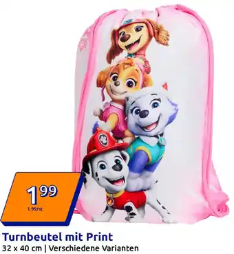 Action Turnbeutel mit Print Angebot