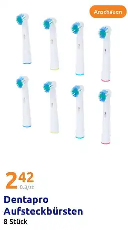 Action Dentapro Aufsteckbürsten Angebot