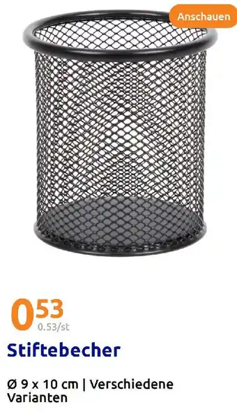 Action Stiftebecher Angebot