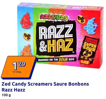 Action Zed Candy Screamers Saure Bonbons Razz Hazz Angebot