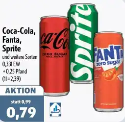 Aktiv Irma Coca-Cola, Fanta, Sprite Angebot
