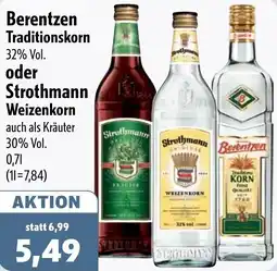 Aktiv Irma Berentzen Traditionskorn oder Strothmann Weizenkorn Angebot
