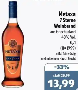 Aktiv Irma Metaxa 7 Sterne Weinbrand Angebot