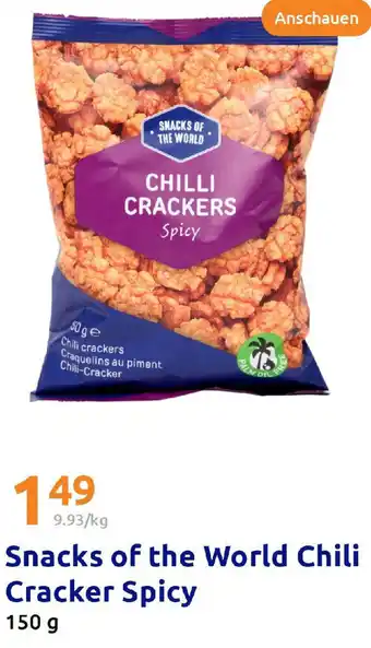 Action Snacks of the World Chili Cracker Spicy Angebot