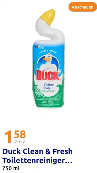 Action Duck Clean & Fresh Toilettenreiniger... Angebot