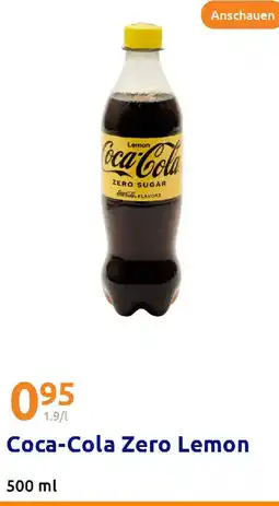 Action Coca-Cola Zero Lemon Angebot