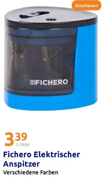 Action Fichero Elektrischer Anspitzer Angebot