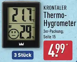 Aldi Nord KRONTALER Thermo Hygrometer Angebot