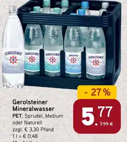 Dornseifer Gerolsteiner Mineralwasser Angebot