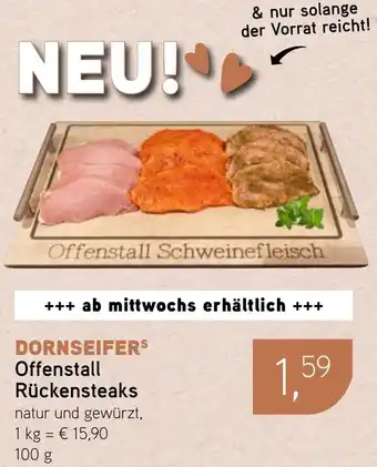 Dornseifer DORNSEIFERS Offenstall Rückensteaks Angebot