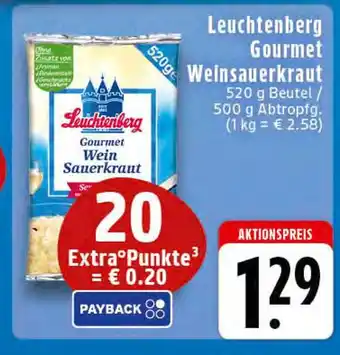 Edeka Leuchtenberg gourmet weinsauerkraut Angebot