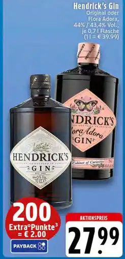 Edeka Hendrick's gin original Angebot
