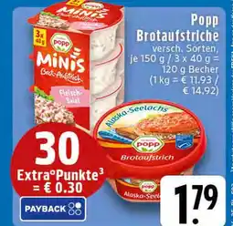 Edeka Popp brotaufstriche Angebot