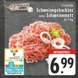 Edeka Meinland frisches schweinegehacktes Angebot