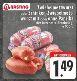 Edeka Rasting zwiebelmettwurst Angebot
