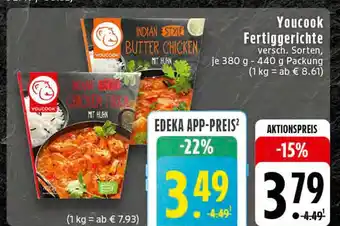 Edeka Youcook indian style butter chicken Angebot
