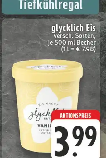 Edeka Glycklich eis vanille Angebot