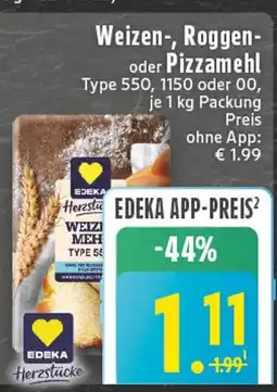 Edeka Edeka weizen-, roggen- oder pizzamehl Angebot