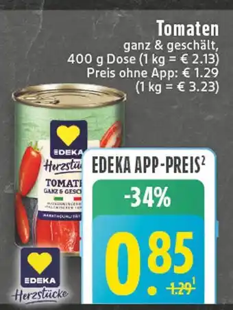 Edeka Edeka tomaten ganz & geschält Angebot