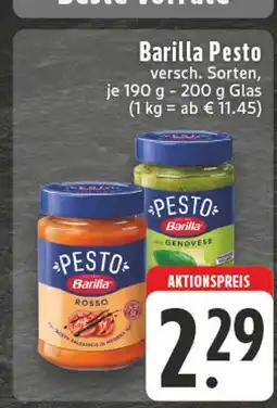 Edeka Barilla pesto rosso Angebot