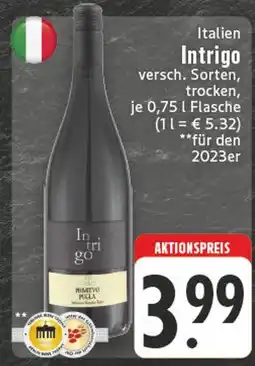 Edeka Intrigo primitivo puglia Angebot