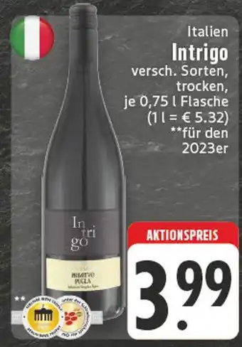 Edeka Intrigo primitivo puglia Angebot