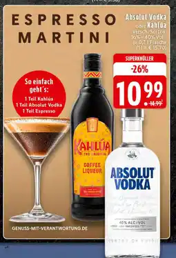 Edeka Kahlúa coffee liqueur Angebot