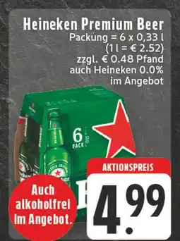 Edeka Heineken premium beer Angebot