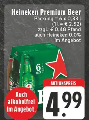 Edeka Heineken premium beer Angebot