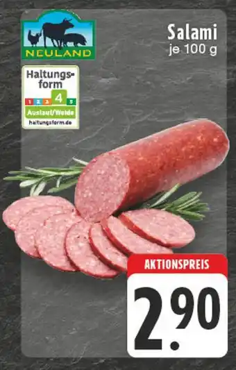 Edeka Neuland salami Angebot