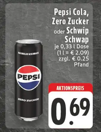 Edeka Pepsi cola zero zucker Angebot
