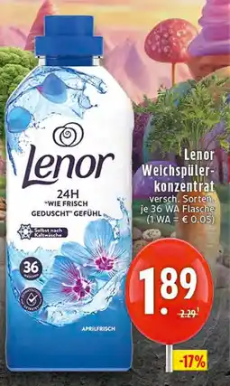 Edeka Lenor weichspülerkonzentrat Angebot
