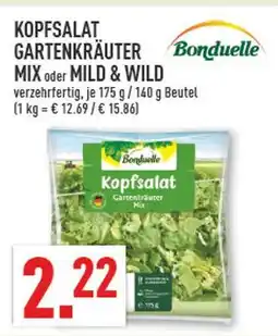 Marktkauf Bonduelle kopfsalat gartenkräuter mix Angebot