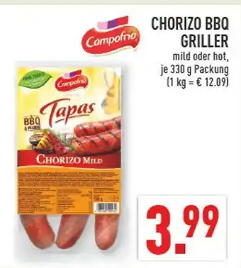 Marktkauf Campofrio chorizo bbq griller Angebot